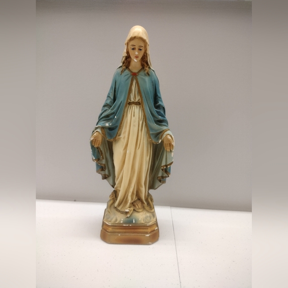 Art Vintage Chalkware Catholic Statue Poshmark